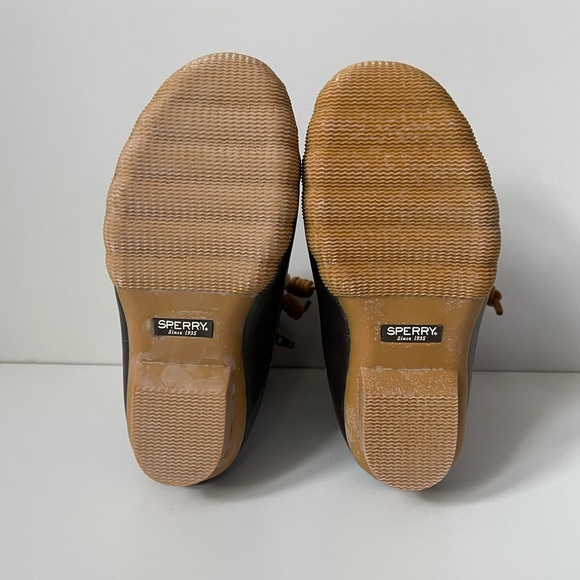 Sperry Topsider Kid’s Unisex Saltwater Water-resistant Rain Boot - Brown - Picture 12 of 16